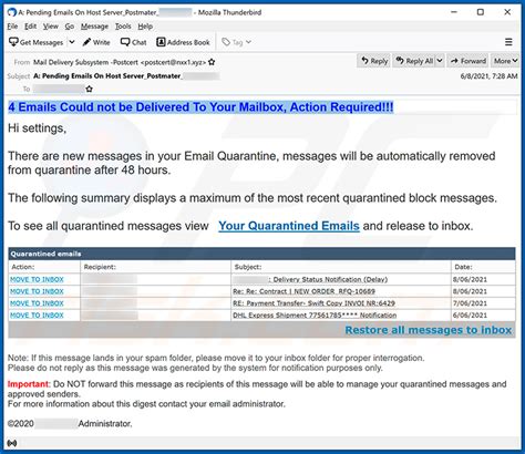 Mail Quarantined Email Scam Removal And Recovery Steps Updated