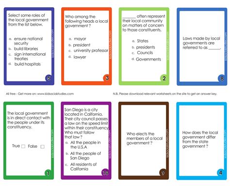 The local government flash cards pdf printable