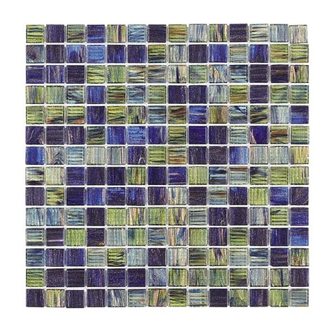 Jeffrey Court Vineyard 12 In X 12 In X 4 Mm Glass Mosaic Wall Tile