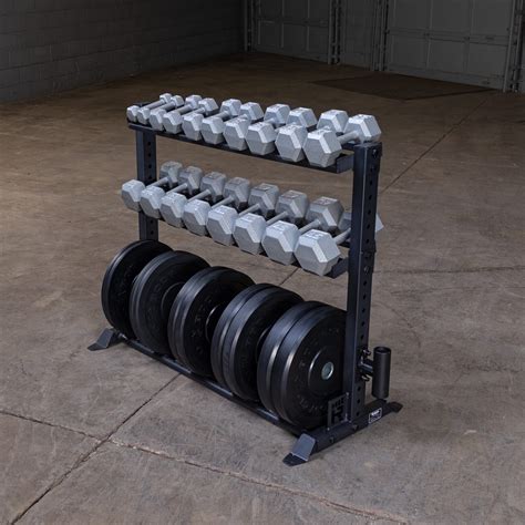 Combination Weight Plate Dumbbell Rack Rugged Strength And Fitness