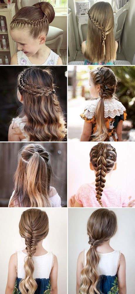Hairstyles advice for kids and teenagers. Different hairstyles for kids girls