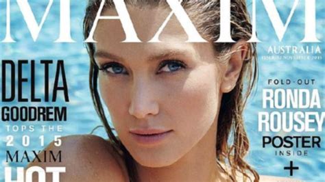 Delta Goodrem Poses Topless As She Is Named The Hottest Woman In