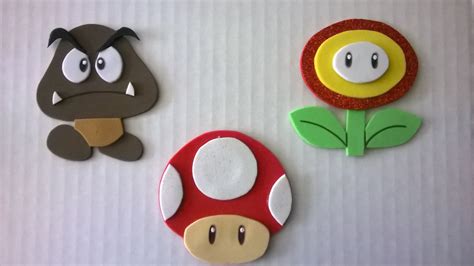 Pin En Super Mario Bross And Friends Variety Crafts And Ideas