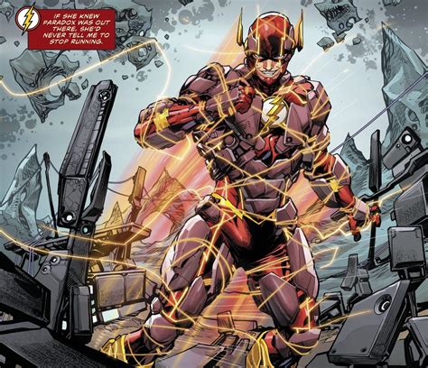 Comic Excerpt The Flash Creates A Familiar Looking Suit The Flash