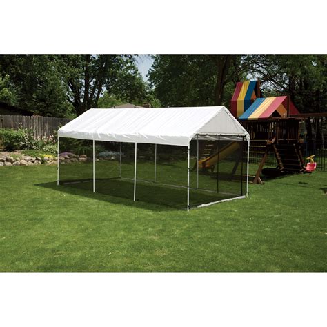 Quality tents and canopy available at lowest prices. ShelterLogic MaxAP Outdoor Canopy Tent with Screen House ...