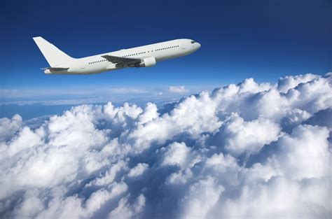 Wonderful Landscape Over The Clouds Flying With Plane