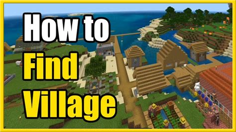 How To Find A Village In Minecraft Fast Tutorial Youtube