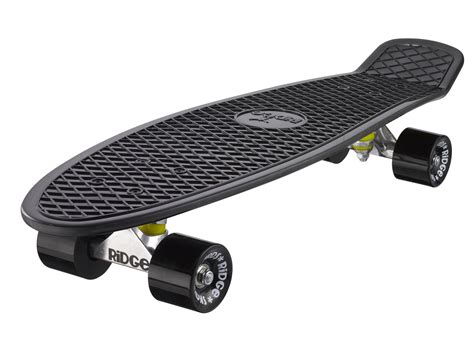 Ridge 27 Big Brother Mini Cruiser Complete Board Skateboard In Black