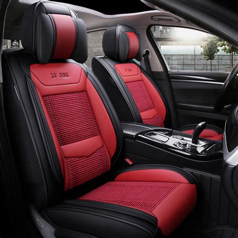 These seat covers offer a wide range of options from waterproof seat covers to genuine leather seat covers. Universal Top Mircrofiber Leather 5-Seats Car SUV Seat ...