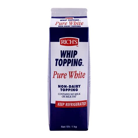 Buy Richs Whip Topping Pure White Non Dairy Topping 1 Kg Online At Special Price In Pakistan