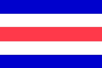The flag consists of white, black, red and blue. Nicaragua - Historical Flags