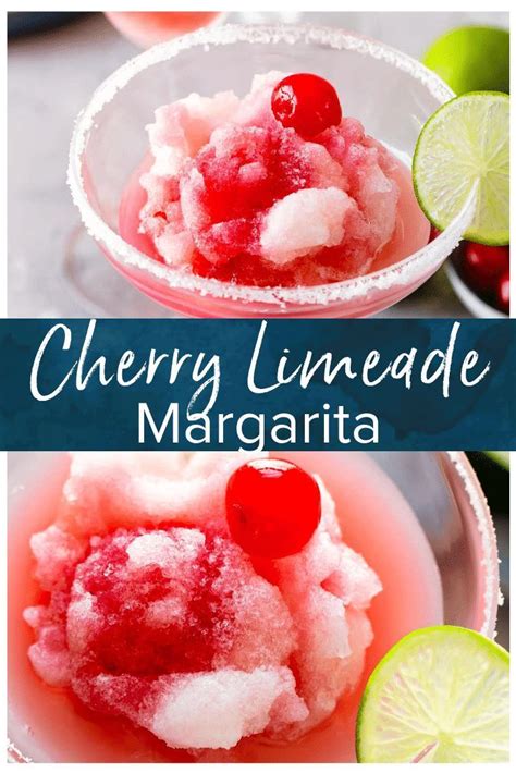 Cherry Limeade Margaritas Are The Perfect Summer Cocktail This Frozen