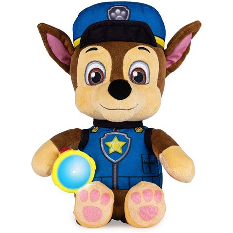 New Paw Patrol Snuggle Up Chase With Flashlight Plush Toy Kayleigh