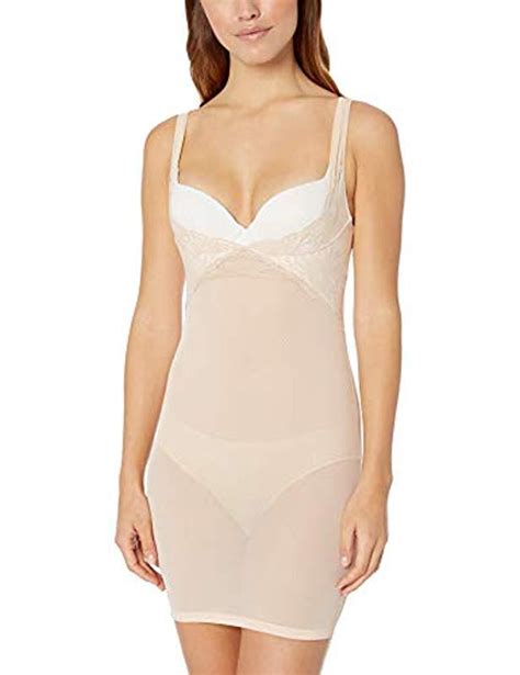 maidenform sexy lace wear your own bra slip in white lyst