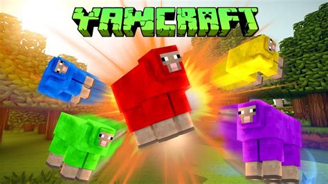 Minecraft Rainbow Sheep Bomb Yawcraft Ep3 Youtube