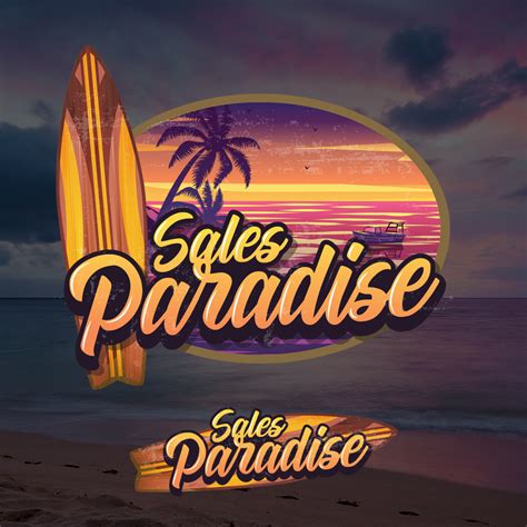 Sales Paradise Logo Cal Logo School Logos Paradise Portfolio Heaven