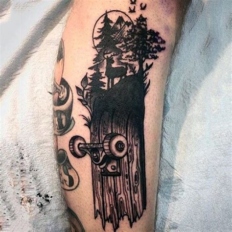 Pin By Matt Rawson On Tattoo Ideas Skateboard Tattoo Tattoos For
