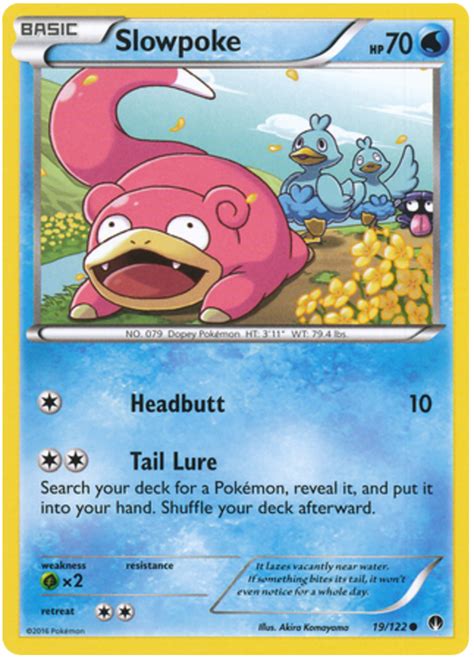 Slowpoke Breakpoint 19 Pokemon Card