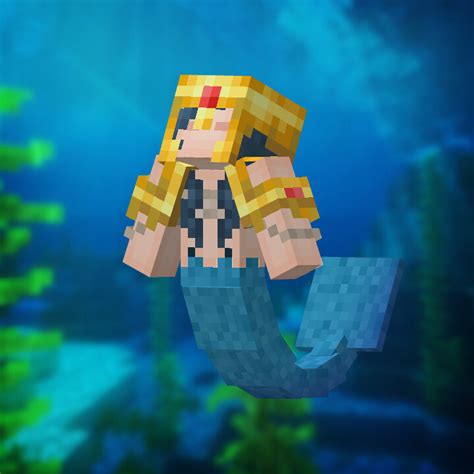 Artstation Minecrafts Mermaid Fan Made