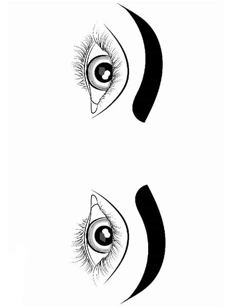 Eye Coloring Pages With Lyrics