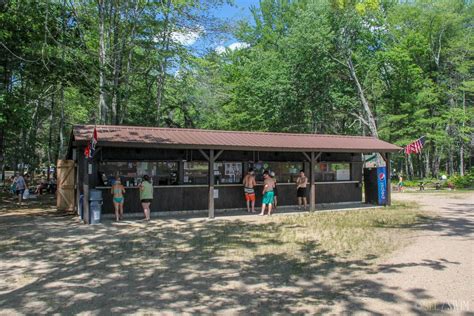 Campsites can accommodate tents, trailers and rvs (no pets allowed in campground). Sebago Lake State Park, Songo Beach - See Swim