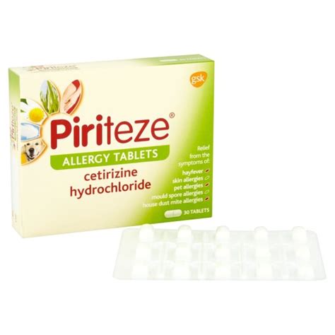 Buy Piriteze One A Day Tablets 30 Tablets Pharmacy2u