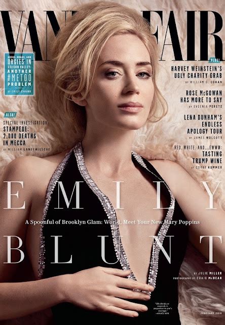 Últimas Tendencias Emily Blunt Deslumbra En La Portada De Vanity Fair Febrero De 2018