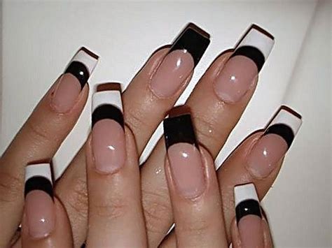 40 Cool Black French Nail Art Designs That Drop Your Jaw Off