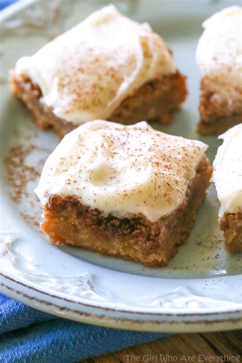 You can also make a thin sweet orange icing that gets a burst of flavor from. Cinnamon Roll Blondies - The Girl Who Ate Everything