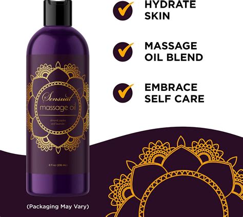 Buy Aromatherapy Sensual Massage Oil For Couples High Absorption