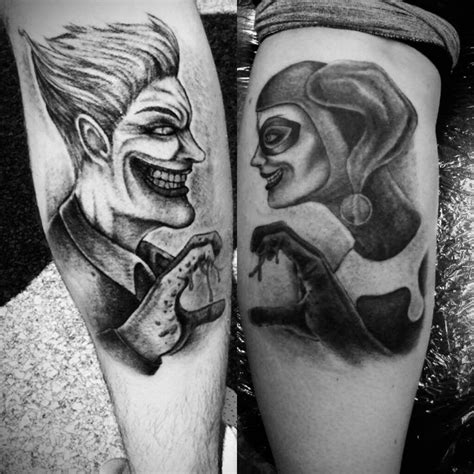 Joker Harley Quinn Couple Tattoo