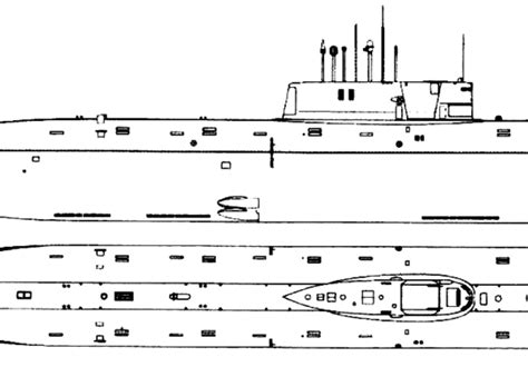 Ussr Submarine Project 685 Plavnik K 278 Komsomolets Mike Class