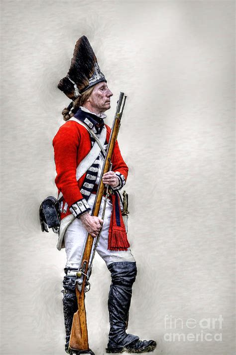 American Revolution British Soldier Digital Art By Randy Steele Pixels