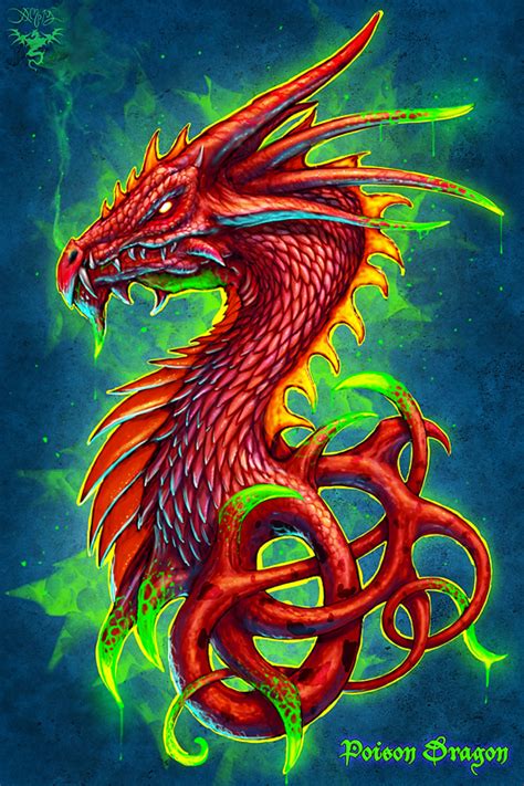 Poison Dragon Alt Red By Amorphisss On Deviantart