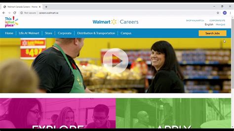 Walmart Online Job Application Youtube