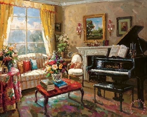 Foxwell The Music Room Painting The Music Room Print For