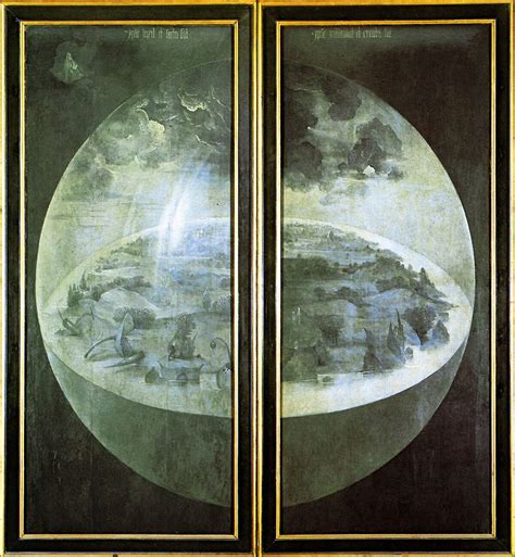 The Garden Of Earthly Delights Closed By Hieronymus Bosch