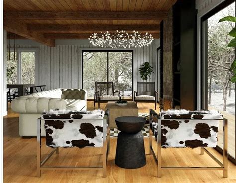Before And After Modern Rustic Living Room Design Online Decorilla