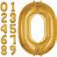 50 Gold Number 0 Balloon  Party City Canada