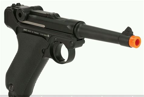 Kwc Co2 Airsoft Blowback Luger Po8 Full Metal Pistol Gun