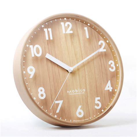 10in Wood Creativity Silent Wall Clock Small Size Diameter