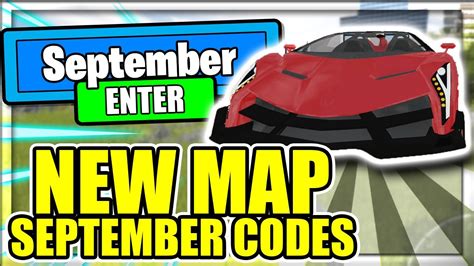 September 2020 All New Map Update Codes Vehicle Legends Codes