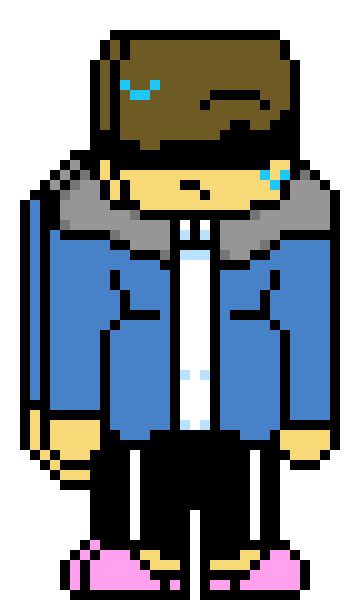 Ethan Brood Paps Gotta Go Goes To Waterfall Pixel Art Maker