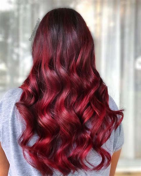 44 Best Photos Dark Red And Black Hair 25 Red And Black Ombre