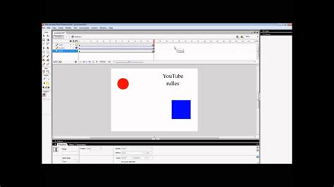 Macromedia Flash 8 Moving And Rotating Objects Part 3 Youtube