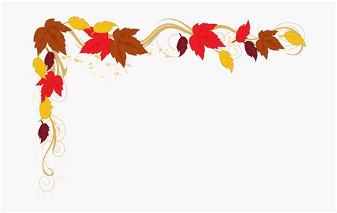Fall Leaves Border Transparent Clip Art Library