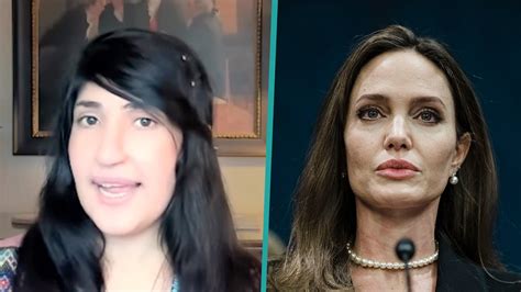 Watch Access Hollywood Highlight Angelina Jolie Interviews Afghani Refugee Bibi Aisha About Her