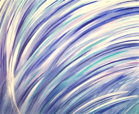 Blue Wind Oil Painting By Tatyana Leksikova