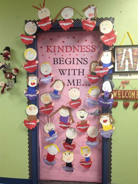 kindness door decorating contest winner valentines door decorations classroom door