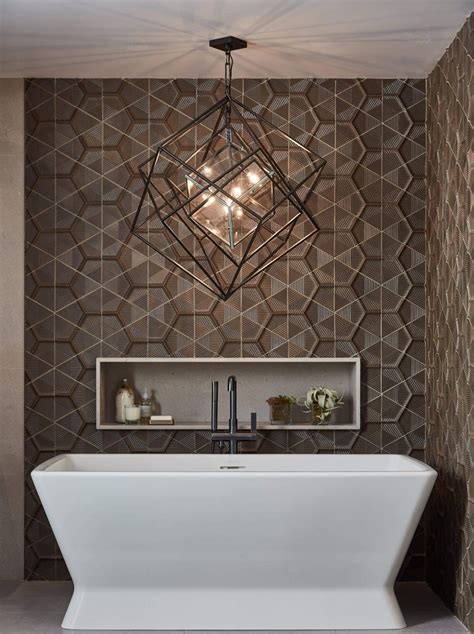 Geometric Tiles Bathroom Inspiration Geometric Tiles Bathroom